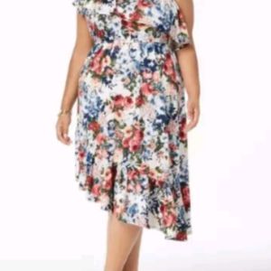 Sexy plus size off the shoulder dress